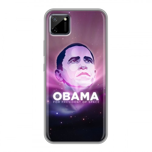 Дизайнерский силиконовый чехол для Realme C11 Барак Обама