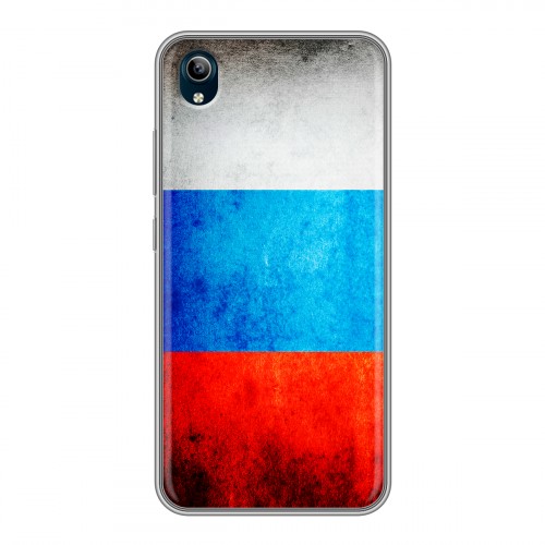 Дизайнерский силиконовый чехол для Vivo Y91C Российский флаг