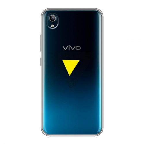 Полупрозрачный дизайнерский силиконовый чехол для Vivo Y91C Абстракции 1