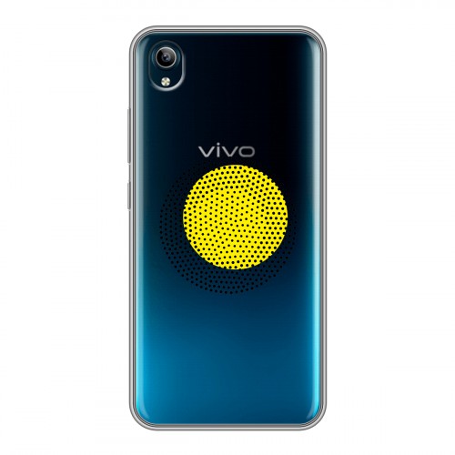 Полупрозрачный дизайнерский силиконовый чехол для Vivo Y91C Абстракции 1