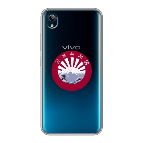Полупрозрачный дизайнерский силиконовый чехол для Vivo Y91C Прозрачная япония