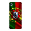 Дизайнерский силиконовый чехол для Vivo Y91C Флаг Португалии