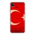 Дизайнерский силиконовый чехол для Vivo Y91C Флаг Турции