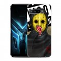 Дизайнерский силиконовый с усиленными углами чехол для ASUS ROG Phone 3 Бандитские маски