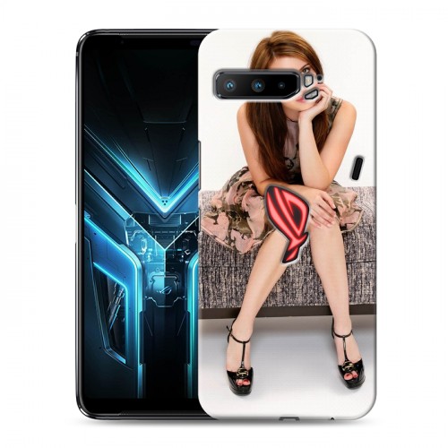 Дизайнерский силиконовый с усиленными углами чехол для ASUS ROG Phone 3 Эмма Робертс