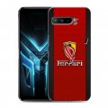 Дизайнерский силиконовый с усиленными углами чехол для ASUS ROG Phone 3 Ferrari