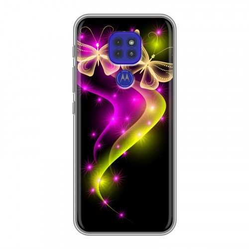 Дизайнерский силиконовый чехол для Motorola Moto G9 Play Бабочки
