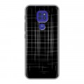 Дизайнерский силиконовый чехол для Motorola Moto G9 Play Абстракции Сетка