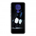 Дизайнерский силиконовый чехол для Motorola Moto G9 Play Майкл Джексон