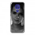 Дизайнерский силиконовый чехол для Motorola Moto G9 Play Эмма Уотсон