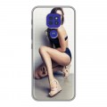 Дизайнерский силиконовый чехол для Motorola Moto G9 Play Ирина Шейк