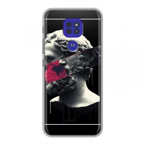 Дизайнерский силиконовый чехол для Motorola Moto G9 Play Современная античность