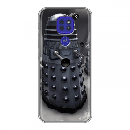 Дизайнерский силиконовый чехол для Motorola Moto G9 Play Доктор кто