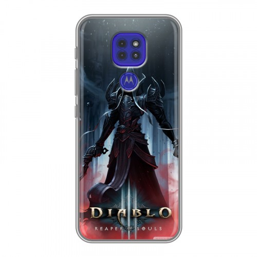 Дизайнерский силиконовый чехол для Motorola Moto G9 Play Diablo