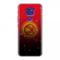 Дизайнерский силиконовый чехол для Motorola Moto G9 Play Флаг Киргизии