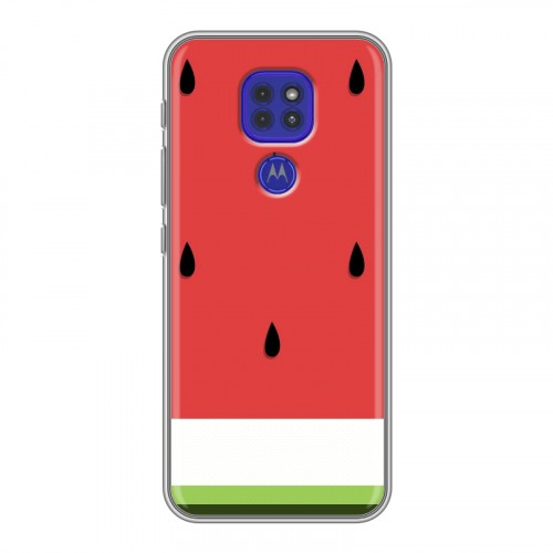 Дизайнерский силиконовый чехол для Motorola Moto G9 Play Арбузы
