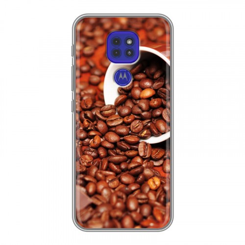 Дизайнерский силиконовый чехол для Motorola Moto G9 Play Кофе напиток