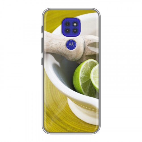 Дизайнерский силиконовый чехол для Motorola Moto G9 Play Лайм