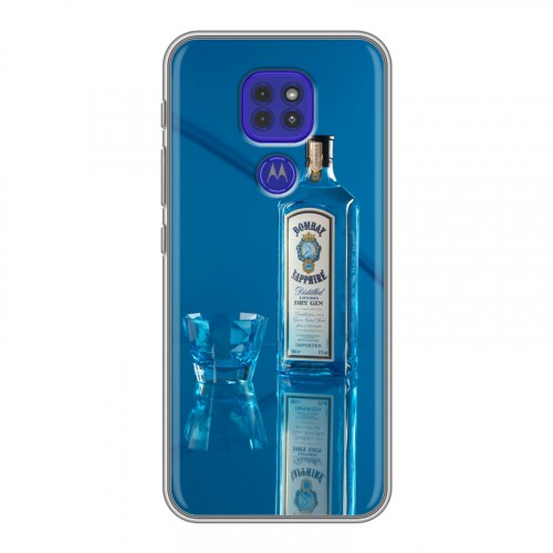 Дизайнерский силиконовый чехол для Motorola Moto G9 Play Bombay Sapphire