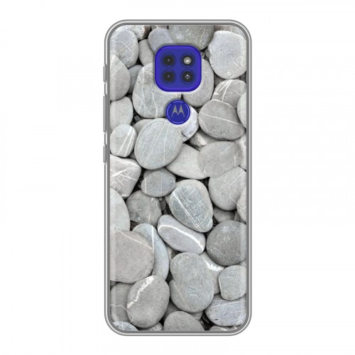 Дизайнерский силиконовый чехол для Motorola Moto G9 Play Текстура камня