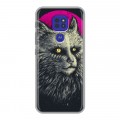 Дизайнерский силиконовый чехол для Motorola Moto G9 Play Мистические кошки