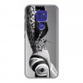 Дизайнерский силиконовый чехол для Motorola Moto G9 Play Ники Минаж