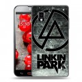 Дизайнерский пластиковый чехол для LG Optimus G Linkin Park