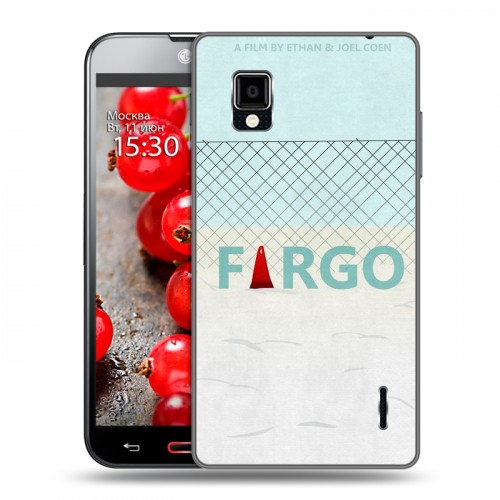 Дизайнерский пластиковый чехол для LG Optimus G Фарго