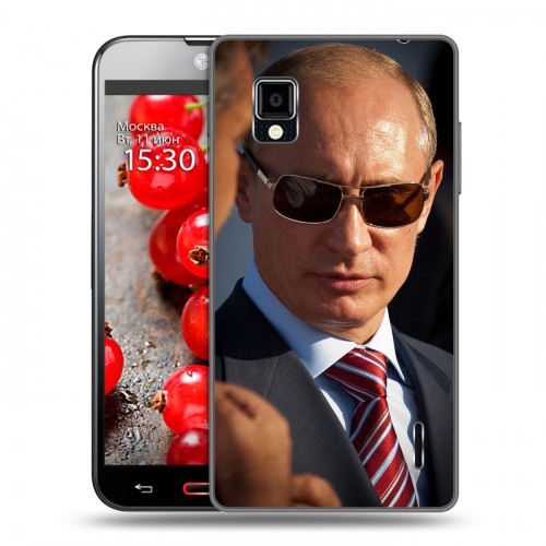 Дизайнерский пластиковый чехол для LG Optimus G В.В.Путин