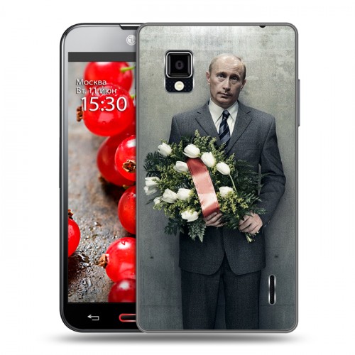 Дизайнерский пластиковый чехол для LG Optimus G В.В.Путин
