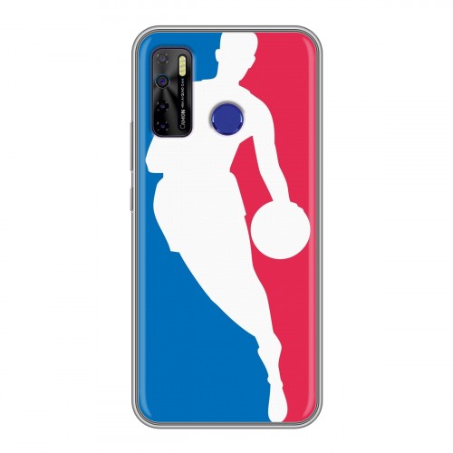 Дизайнерский силиконовый чехол для Tecno Camon 15 НБА