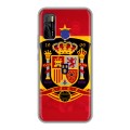 Дизайнерский силиконовый чехол для Tecno Camon 15 флаг Испании