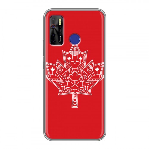 Дизайнерский силиконовый чехол для Tecno Camon 15 Флаг Канады