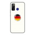 Дизайнерский силиконовый чехол для Tecno Camon 15 Флаг Германии