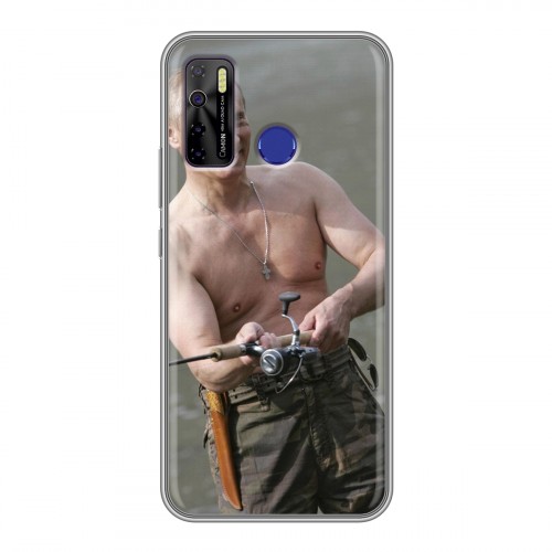 Дизайнерский силиконовый чехол для Tecno Camon 15 В.В.Путин