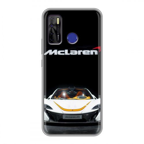 Дизайнерский силиконовый с усиленными углами чехол для Tecno Camon 15 McLaren