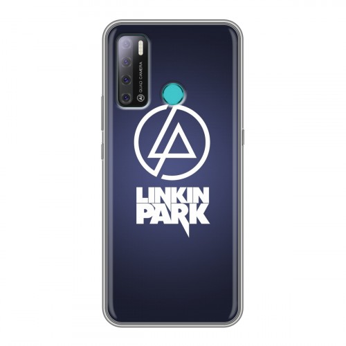Дизайнерский силиконовый с усиленными углами чехол для Tecno Pouvoir 4 Linkin Park