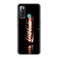 Дизайнерский силиконовый с усиленными углами чехол для Tecno Pouvoir 4 Coca-cola
