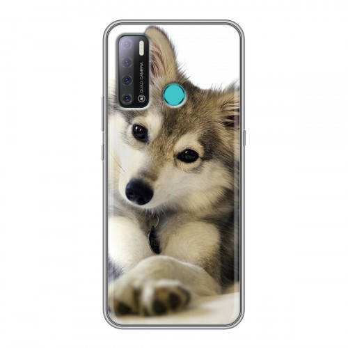 Дизайнерский силиконовый с усиленными углами чехол для Tecno Pouvoir 4 Собаки