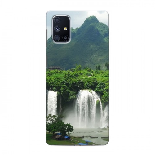 Дизайнерский силиконовый с усиленными углами чехол для Samsung Galaxy M51 водопады