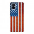 Дизайнерский силиконовый с усиленными углами чехол для Samsung Galaxy M51 Флаг США