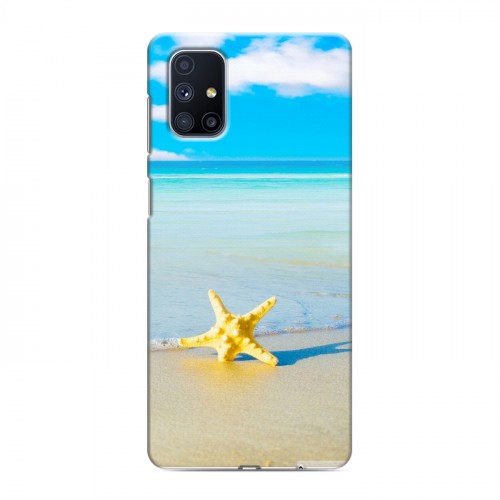 Дизайнерский силиконовый с усиленными углами чехол для Samsung Galaxy M51 Пляж