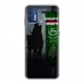 Дизайнерский силиконовый чехол для Motorola Moto G9 Plus флаг Чечни