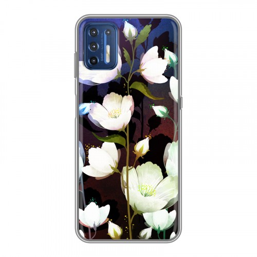 Дизайнерский силиконовый чехол для Motorola Moto G9 Plus Органические цветы