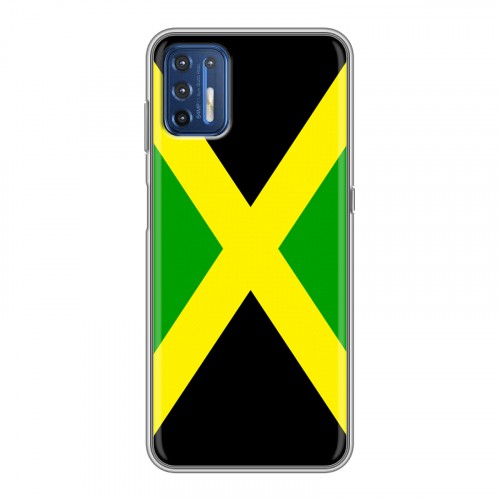 Дизайнерский силиконовый чехол для Motorola Moto G9 Plus Флаг Ямайки