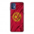 Дизайнерский силиконовый чехол для Motorola Moto G9 Plus Флаг Киргизии