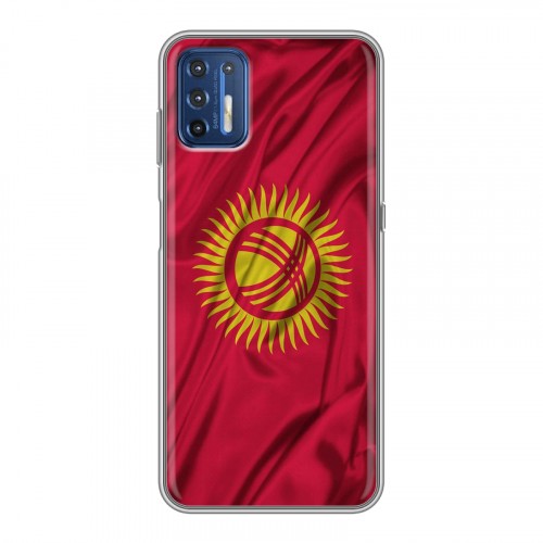 Дизайнерский силиконовый чехол для Motorola Moto G9 Plus Флаг Киргизии