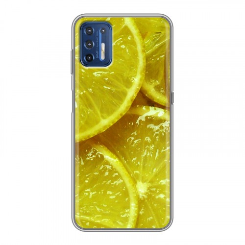 Дизайнерский силиконовый чехол для Motorola Moto G9 Plus Лимон