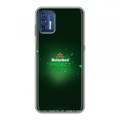 Дизайнерский силиконовый чехол для Motorola Moto G9 Plus Heineken