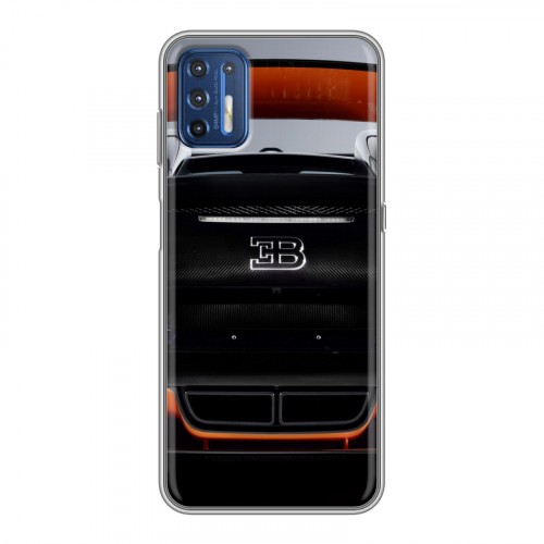 Дизайнерский силиконовый чехол для Motorola Moto G9 Plus Bugatti